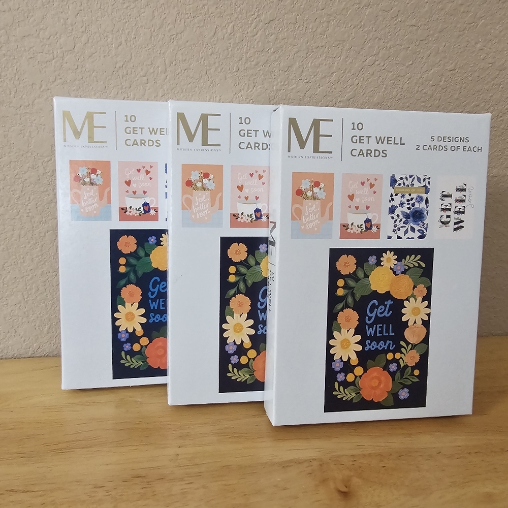 ME Get Well Cards Bundle Set